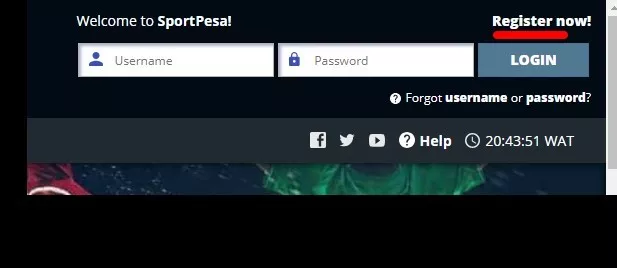 How to register on Sportpesa