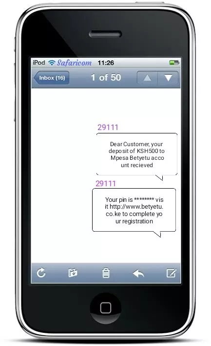 How to register on Betyetu