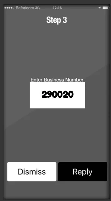 Official paybill number