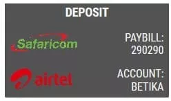 Betika paybill number