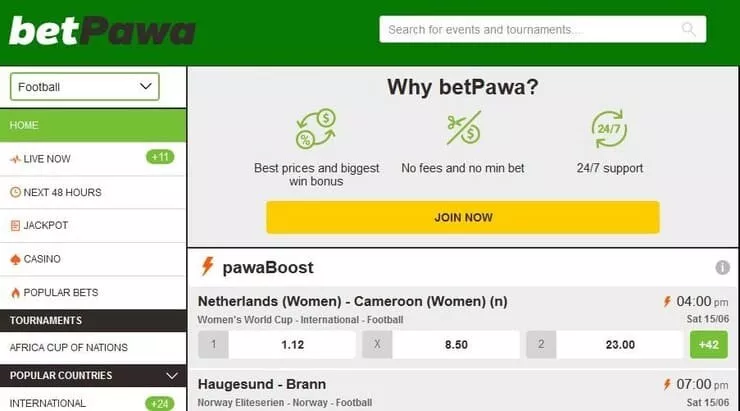 How to bet in BetPawa