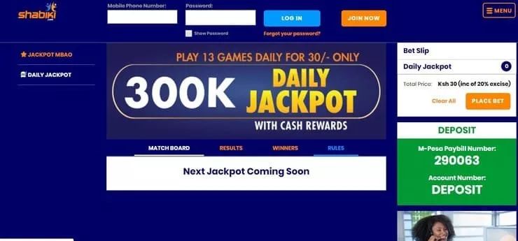 How to register on Shabiki