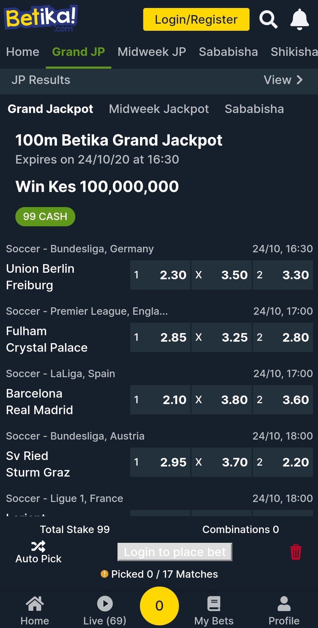 soccer betting