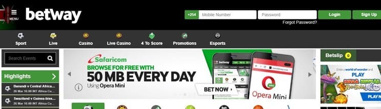 BetWay log in