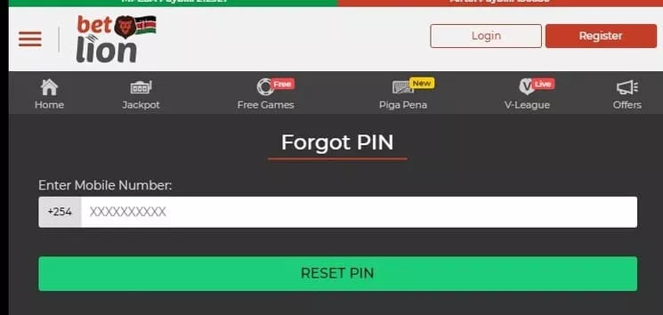 How to sign in to Betlion