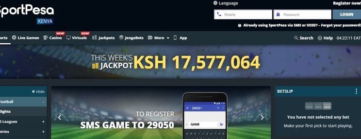 How to login to Sportpesa