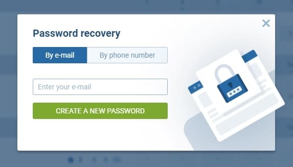 Forgot password form