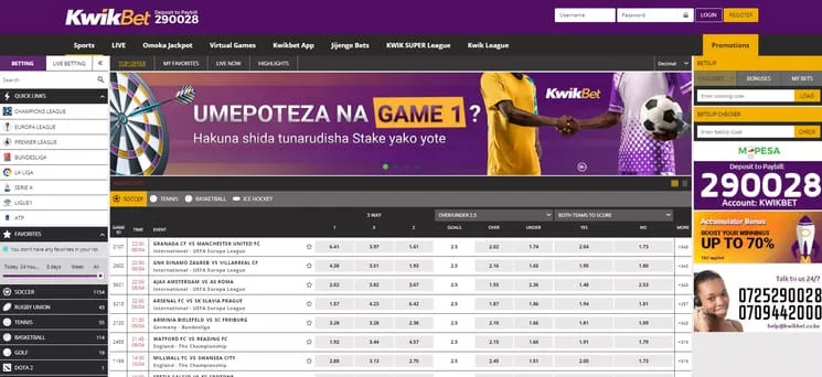 How to login to KwikBet