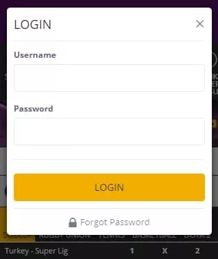 Sign in KwikBet Kenya